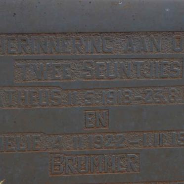 BRUMMER Matheus 1918-1920 :: BRUMMER Gielie 1922-1934