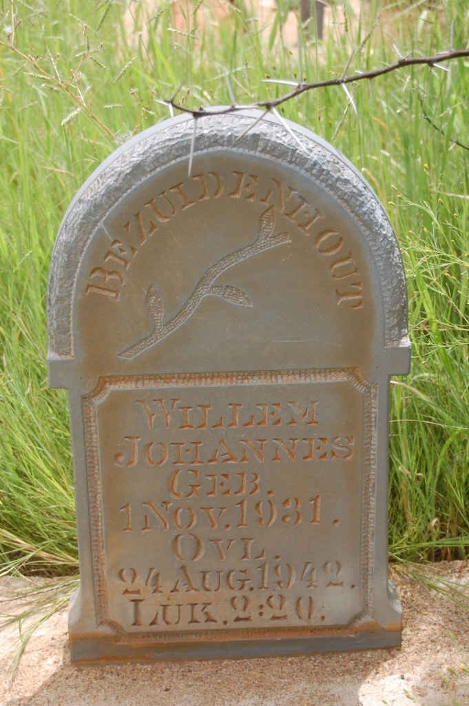 BEZUIDENHOUT Willem Johannes 1931-1942