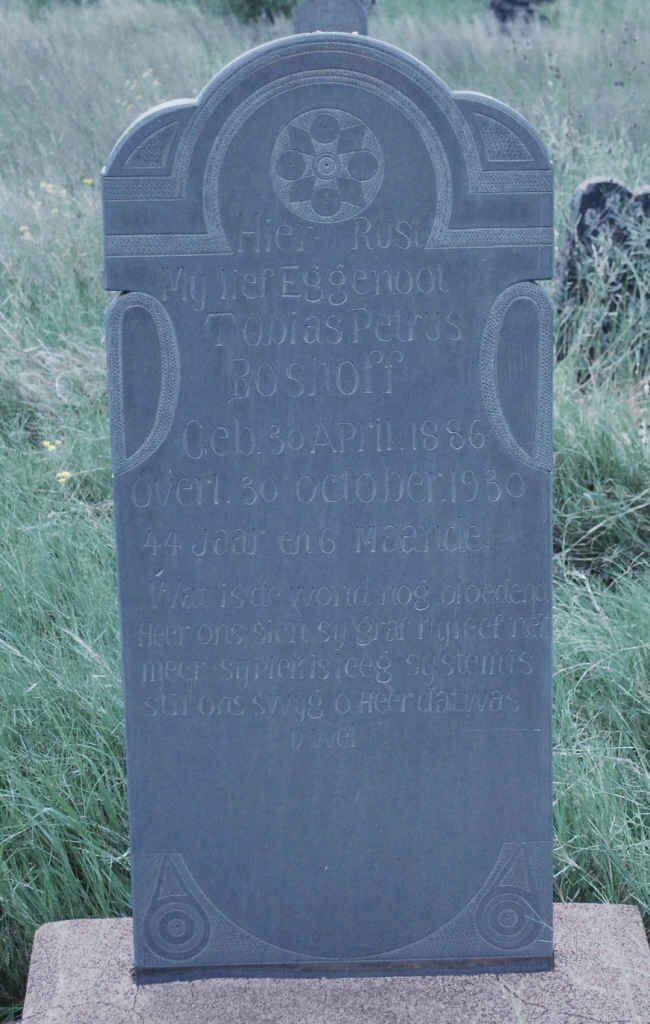 BOSHOFF Tobias Petrus 1886-1930