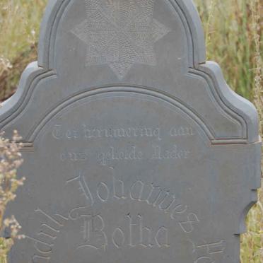 BOTHA Hendrik Johannes Petrus 1855-1934