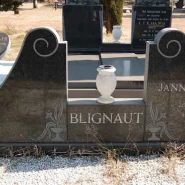 BLIGNAUT Jannie 1929-1983