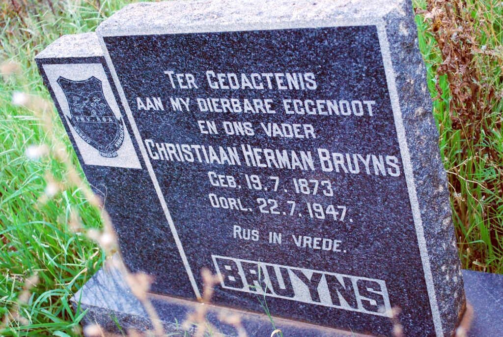 BRUYNS Christiaan Herman 1873-1947