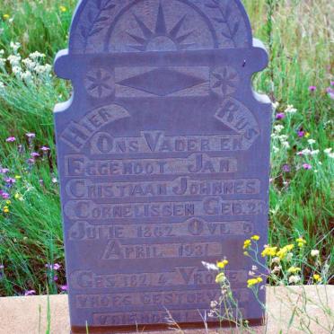 CORNELISSEN Christiaan Johannes 1862-1931