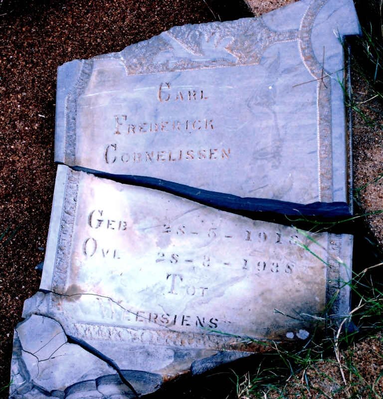 CORNELISSEN Carl Frederick 191?-1938