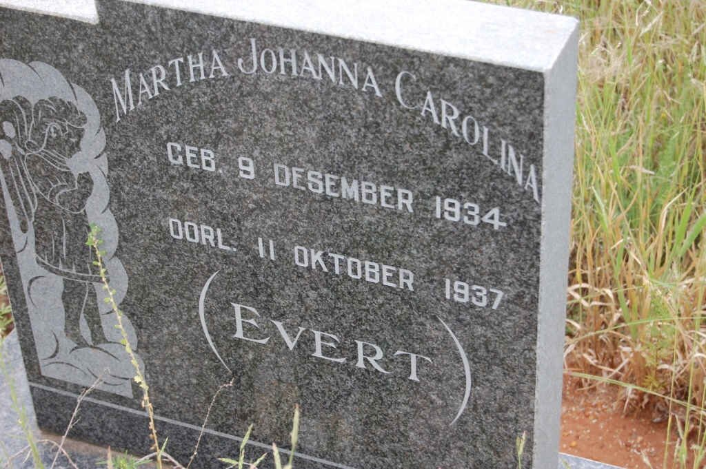 EVERT Martha Johanna Carolina 1934-1937