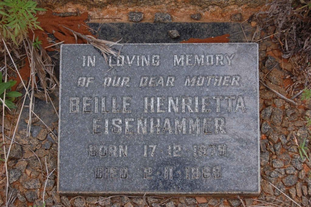 EISENHAMMER Beille 1870-1989