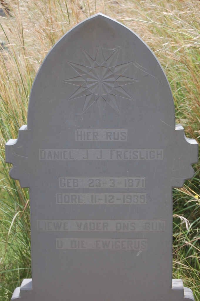 FREISLIGH Daniel J.J. 1871-1929