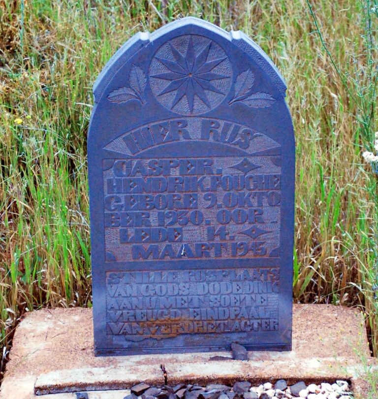 FOUCHE Casper Hendrik 1930-1945