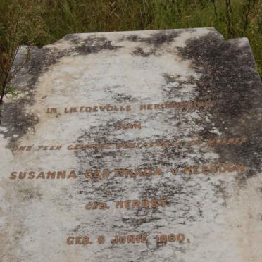 HEERDEN Susanna Gertruida, v. nee HERBST 1860-1933