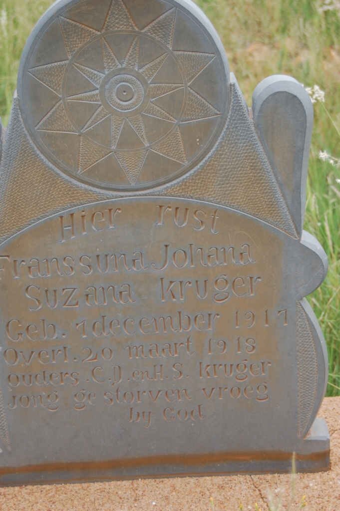 KRUGER Franssuna Johana Suzana 1917-1918