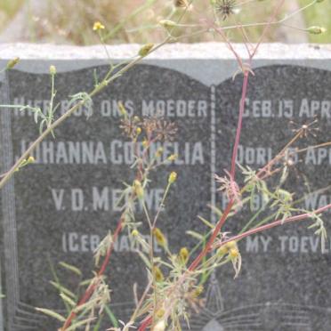 MERWE Johanna Cornelia, v.d. nee NAUDE 1885-1954