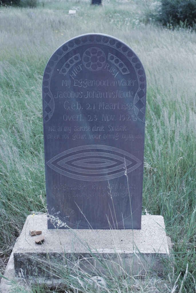 NAUDE Jacobus Johannes 1883-192?