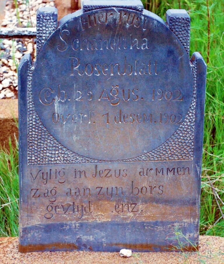 ROSENBLATT Schanettha 1902-1902