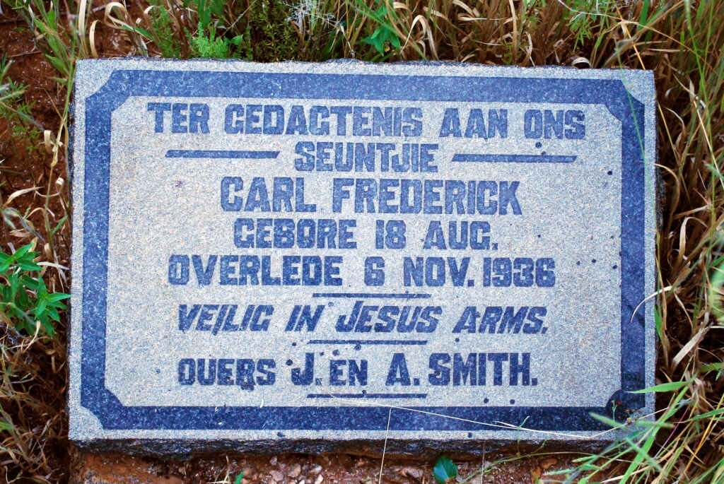 SMITH Carl Frederick 1936-1936