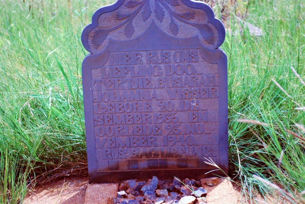 VISSER Susarah Johanna 1935-1940