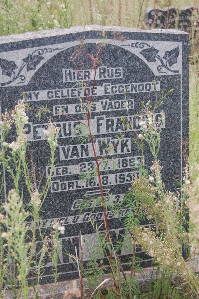 WYK Petrus Frances, van 1863-1950