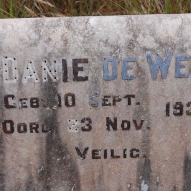 WET Danie, de 1930-1930