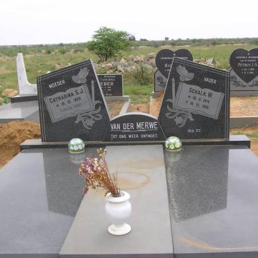 MERWE Schalk W., van der 1914-1991 &amp; Catharina S.J. 1920-1999