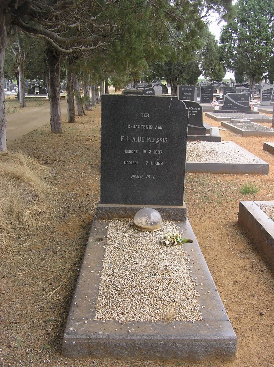 PLESSIS F.L.A., du 1907-1969