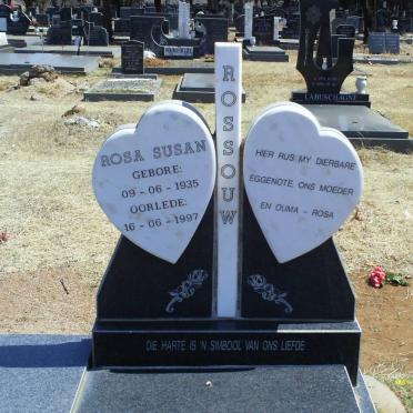 ROSSOUW Rosa Susan 1935-1997