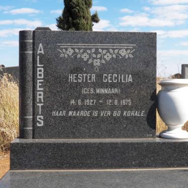ALBERTS Hester Cecilia nee MINNAAR 1927-1975