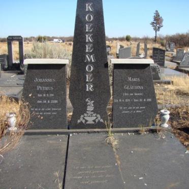 KOEKEMOER Johannes Petrus 1914-2006 &amp; Maria Glaudina VAN VUUREN 1924-1986