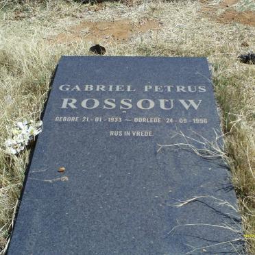 ROSSOUW Gabriel Petrus 1933-1996