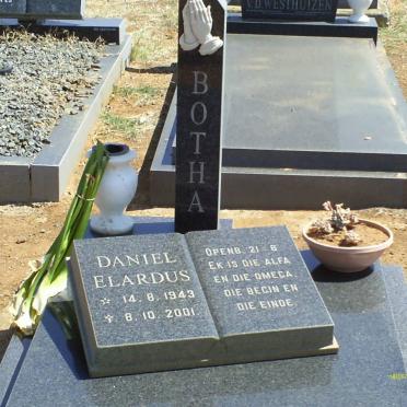 BOTHA Daniel Elardus 1943-2001