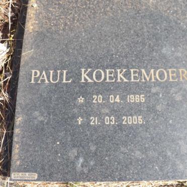 KOEKEMOER Paul 1965-2005