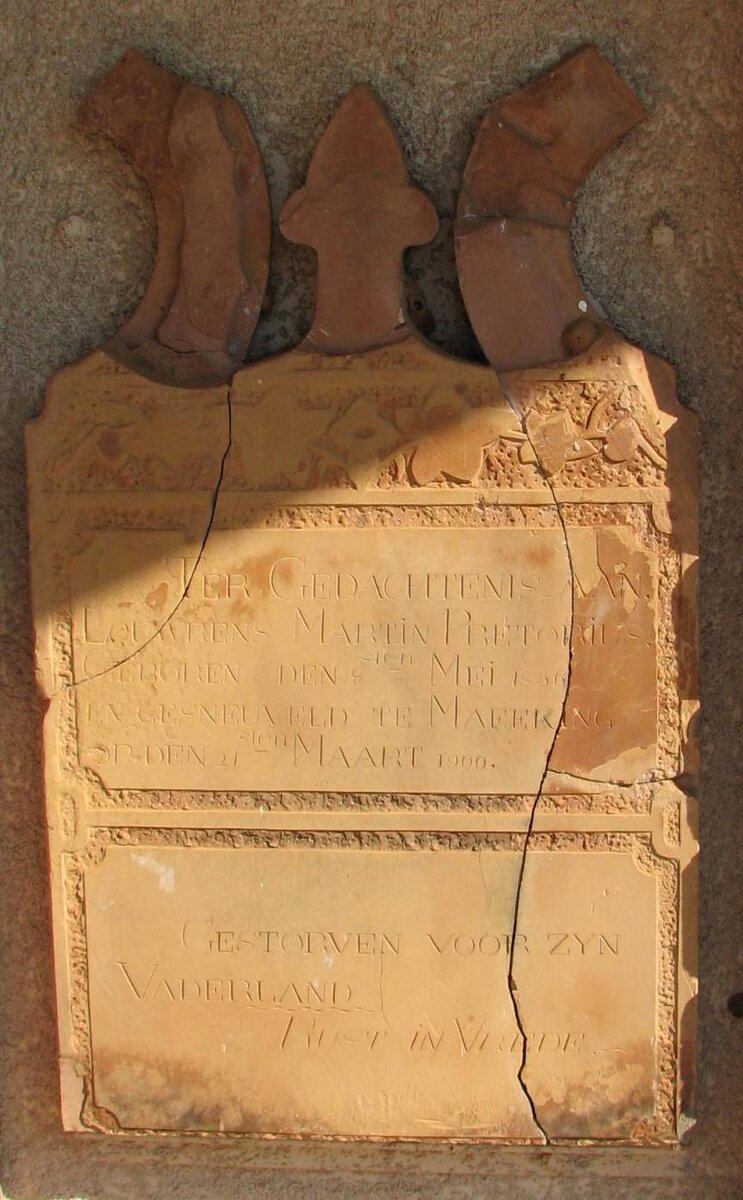 PRETORIUS Louwrens Martin 1886-1900