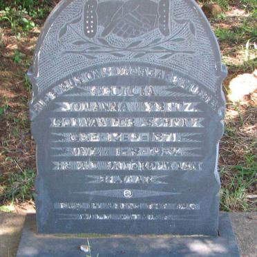 BRITZ Cecilia Johanna nee VAN DER SCHYFF 1871-193?