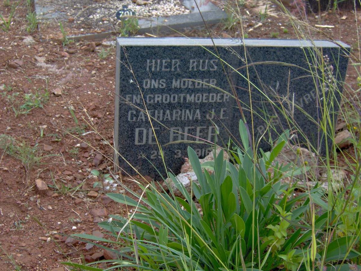 BEER Catharina J.E., de 1916-