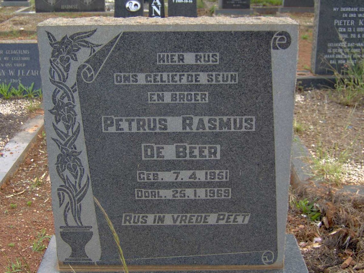 BEER Petrus Rasmus, de 1951-1969