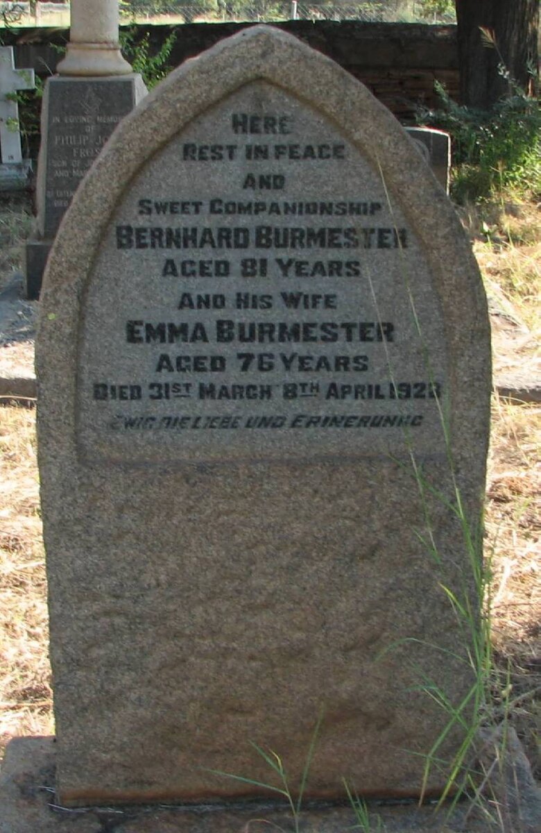 BURMESTER Bernhard &amp; Emma -1923