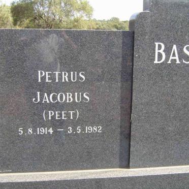 BASSON Petrus Jacobus 1914-1982