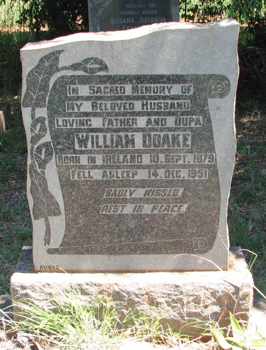 DOAKE William 1879-1951
