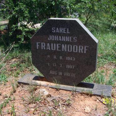 FRAUENDORF Sarel Johannes 1943-1997