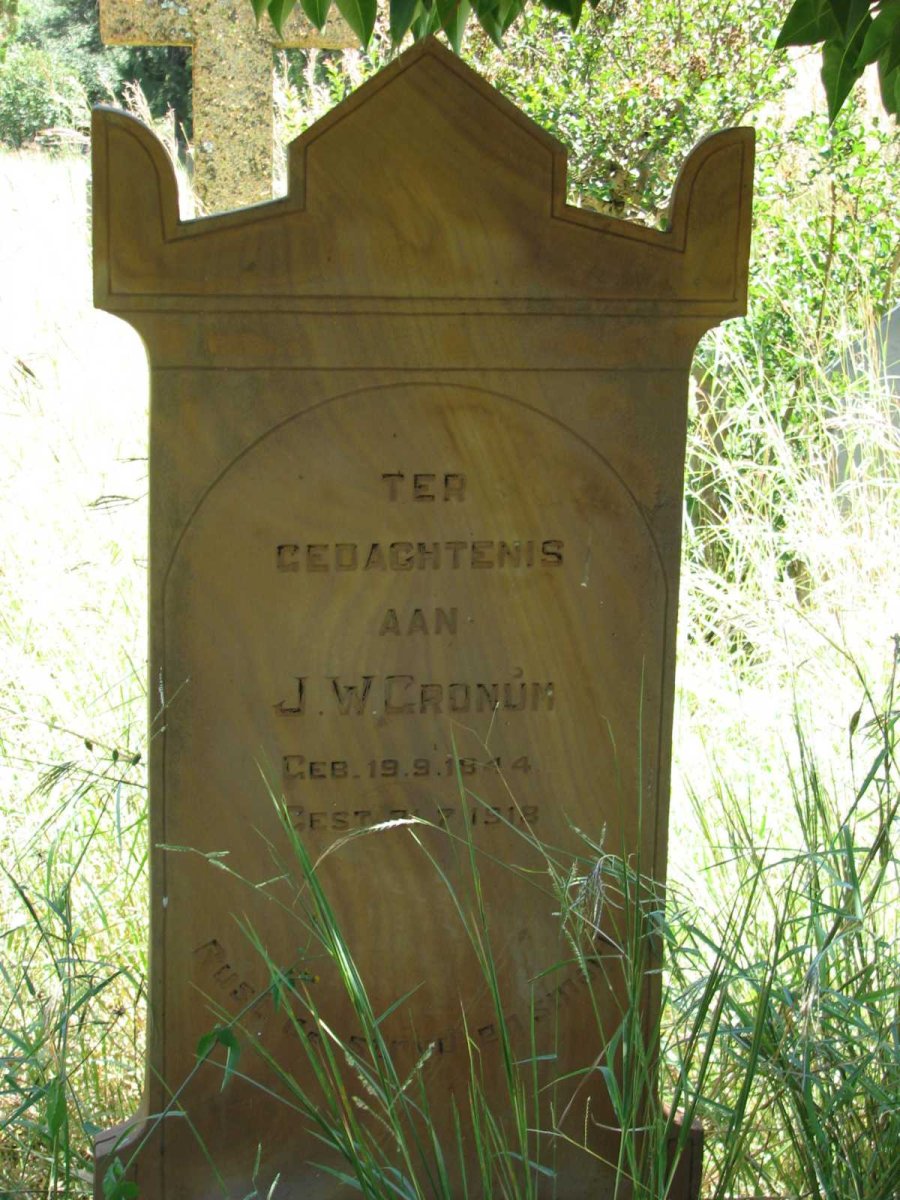 GRONUM J.W. 1844-1918