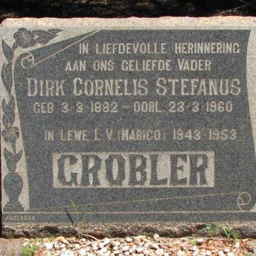 GROBLER Dirk Cornelis Stefanus 1882-1960