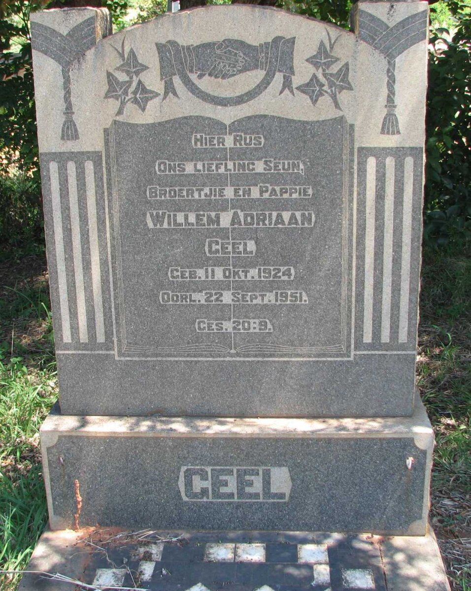 GEEL Willem Adriaan 1924-1951