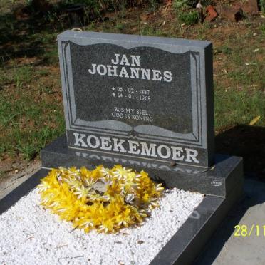 KOEKEMOER Jan Johannes 1887-1968 