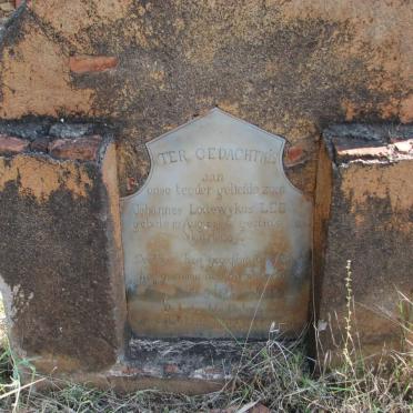 LEE Johannes Lodewykus 18?6-1889