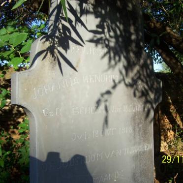 NIEKERK Johanna Hendrina, van nee SCHOEMAN -1918