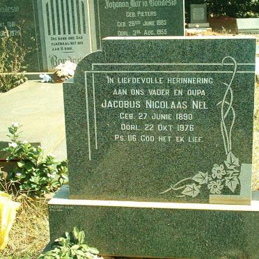 NEL Jacobus Nicolaas 1890-1976