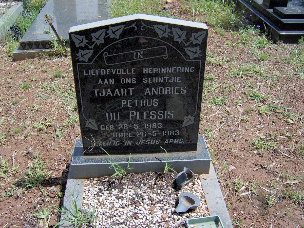 PLESSIS Tjaart Andries Petrus, du 1983-1983