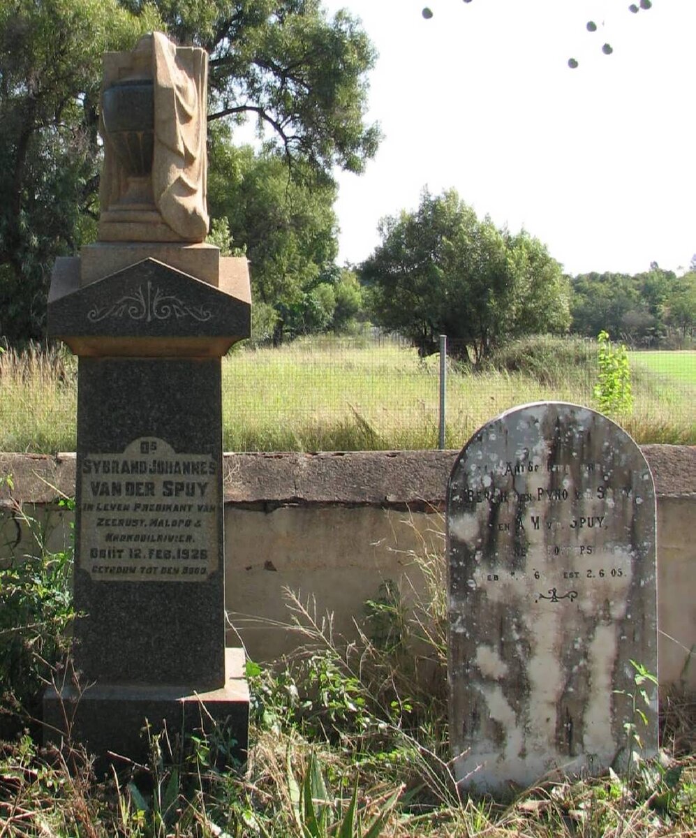 SPUY Sybrand Johannes, van der -1926