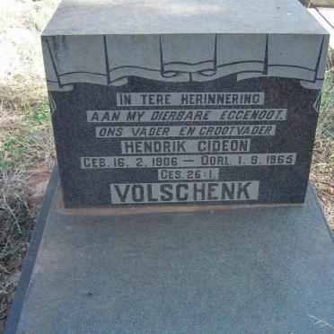 VOLSCHENK Hendrik Gideon 1906-1965