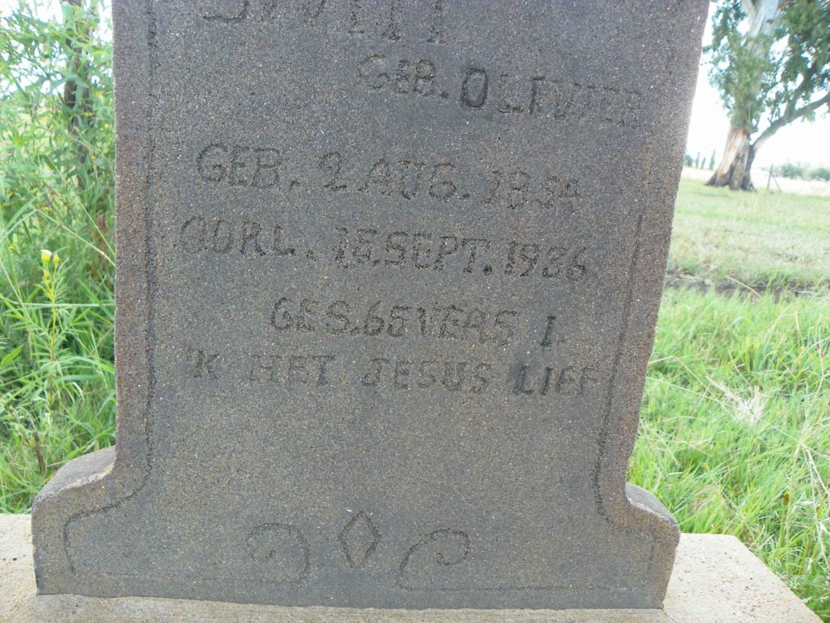 SMIT Issabella Johanna Chatarina nee OLIVIER 1854-1936