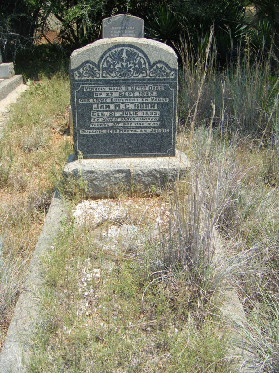 HORN Jan M.C. 1895-1928