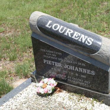 LOURENS Pieter Johannes 1932-2001